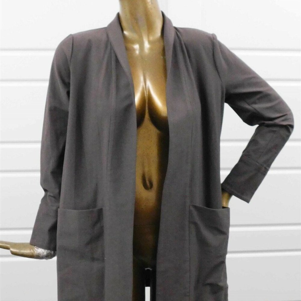 New Eileen Fisher $288rt Brown Kimono Jacket sz M